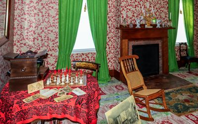 Parlor of the Lincoln home in Lincoln Home NHS