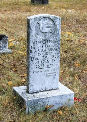 Infant gravesite in the Carver Cemetery in George Washington Carver NM