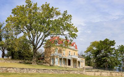 Spring Hill/Z Bar Ranch house in Tallgrass Prairie National Preserve