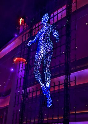 Human figure inside at The Sphere in Las Vegas