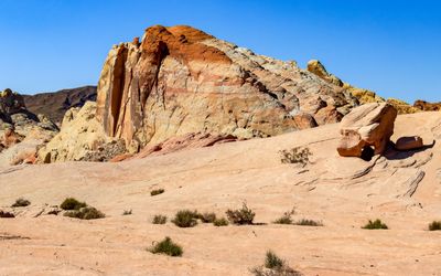 Formation along the White Domes Road in Valley of Fire SP