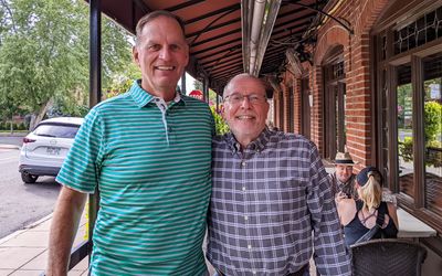 With Shell friend Bob in Denver Colorado