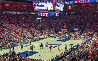 Colorado at Arizona basketball in McKale Center, Tucson