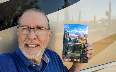 First copy of my book, Spectacular In A Losing Effort