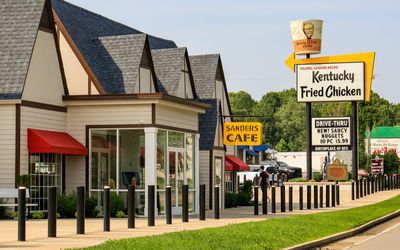 Birthplace of the Kentucky Fried Chicken, in Corbin, Kentucky