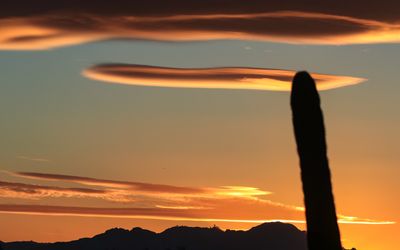 Sunset, January 18, 2021 6:55 p.m.
