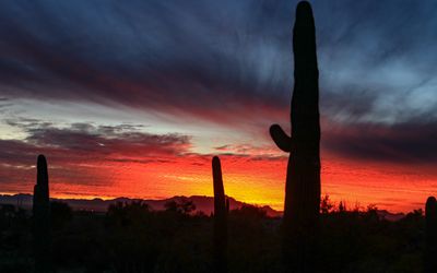 Sunset, December 31, 2017 6:47 p.m.