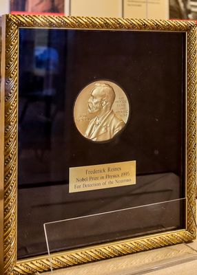Nobel Prize won by Frederick Reines for the detection of the Neutrino in Manhattan Project NHP