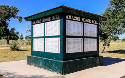 Names of the men and women from the camp that served in WWII in Amache NHS