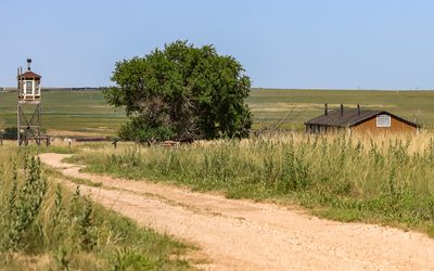 Guard Tower and Block 12 H Barracks in Amache NHS
