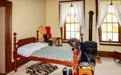 Officer’s bedroom in Fort Larned NHS