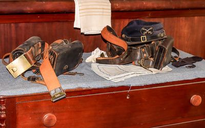 Soldier’s belongings in Fort Larned NHS