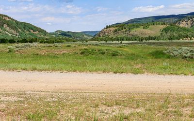 View to the north across the camp entrance road in Camp Hale NM