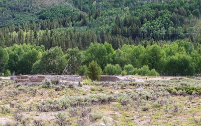 Warehouse foundation in Camp Hale NM