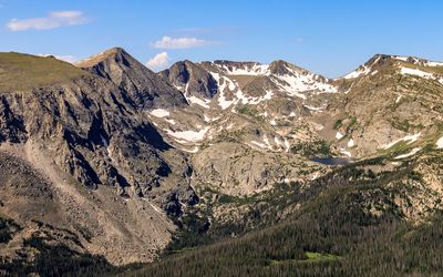 A rocky ridge in Rocky Mountain NP
