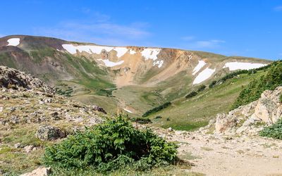 Alpine ridge near the top of the Old Fall River Road in Rocky Mountain NP