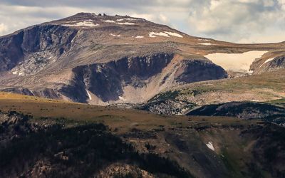 Mt. Rearguard as seen over the Hellroaring Plateau along the Beartooth Highway