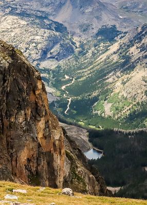Closeup of Rock Creek Canyon along the Beartooth Highway