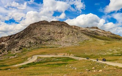 Rocky mountain along the Beartooth Highway