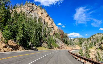 Mountainous area along the Beartooth Highway
