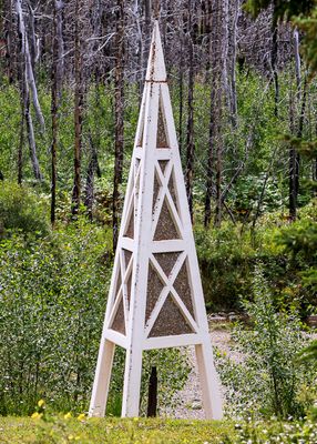Site of the first oil well in Western Canada in Waterton Lakes NP
