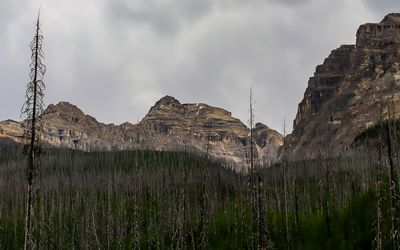 Rugged mountains in Kootenay NP