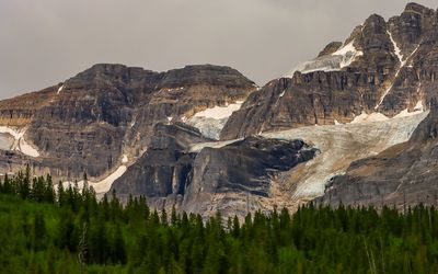 Mount Stanley and the Stanley Glacier in Kootenay NP