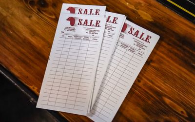 Market action tickets at the S.A.L.E.