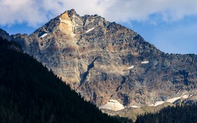 Area mountain peak in Mt Revelstoke NP 