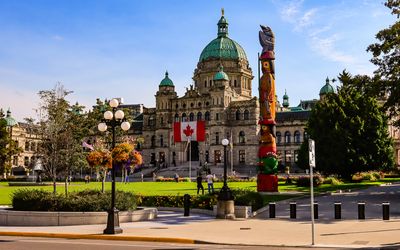 Provincial Capital building in Victoria BC