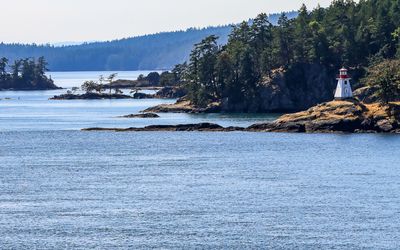 Portlock Point Lightstation, Gulf Islands National Park, along the Caravan Ferry Crossing Route