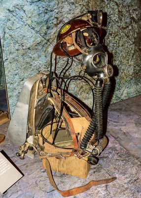 Breathing apparatus for mine rescuers at the Britannia Mine National Historic Site