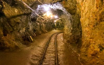 Mining tunnel at the Britannia Mine National Historic Site