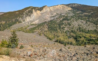 Site of the 1964 Hope Slide landslide, now a Historic Site