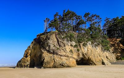 Sea caves at Hug Point on the Oregon Coast