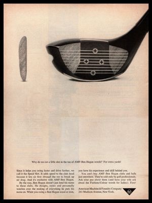 Ben Hogan Speed Slot wood advertisement 1963.jpg