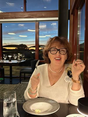 StreamSong - a my wife Nina at Canyon Lake Steakhouse.jpg