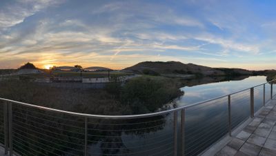 StreamSong - a panorama at Canyon Lake Steakhouse at sundown.jpg