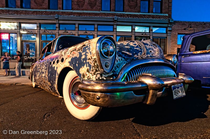 1954 Buick at Night