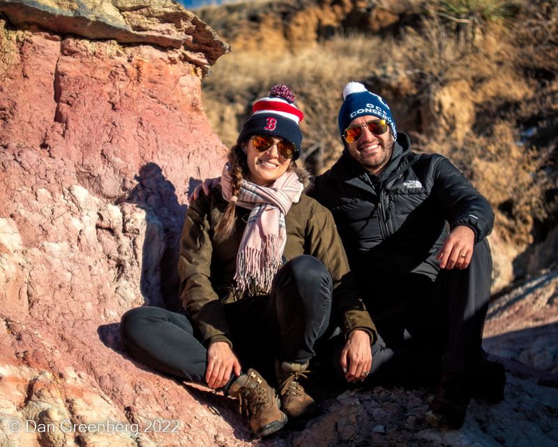 Carly and Doug at the Paint Mines #1