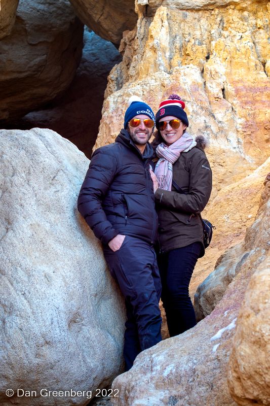 Carly and Doug at the Paint Mines #2