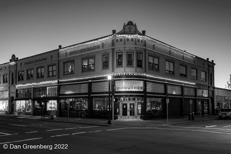 The Carruthers Building at Night