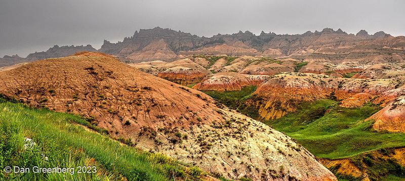 A Stormy Day at Badlands NP
