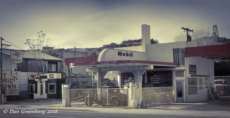 1940's Art Deco Gas Station