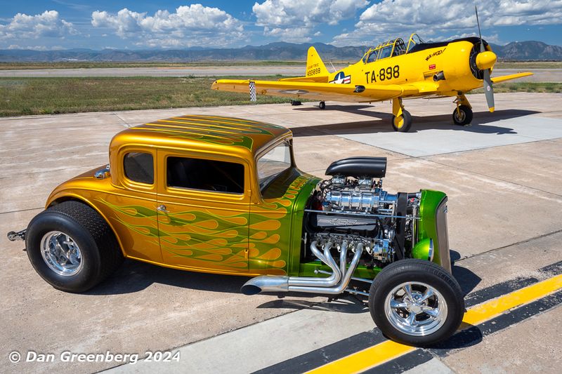 1932 Chevy,  North American T-6 Texan