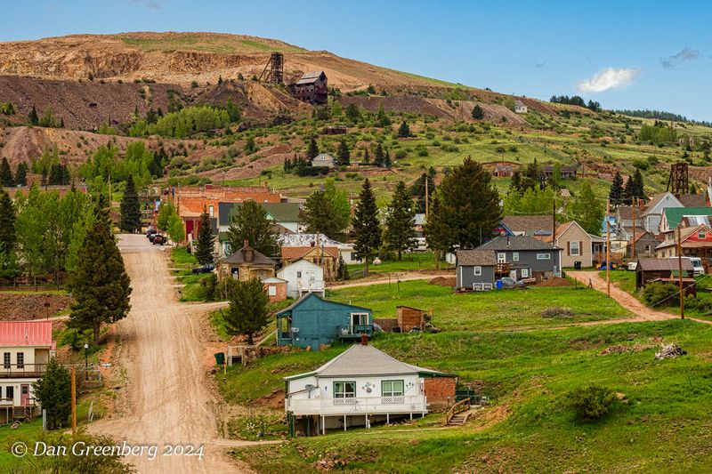 View from the west side of town