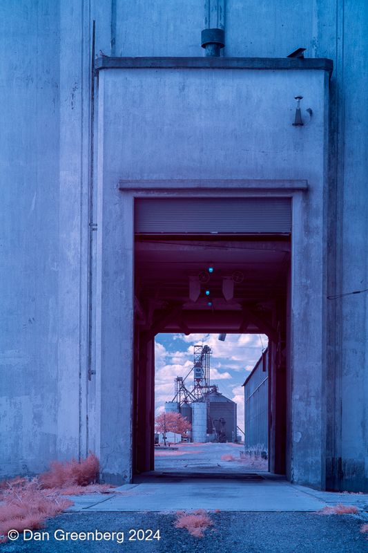 View through a Grain Loading Area