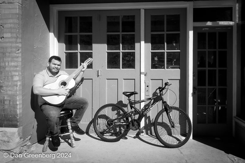 Practicing Guitar