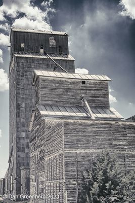 Old Grain Elevator Complex - Back Side