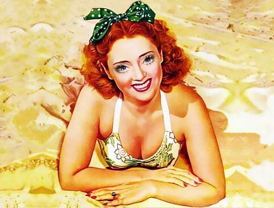 sparkling Joannie in the sand 